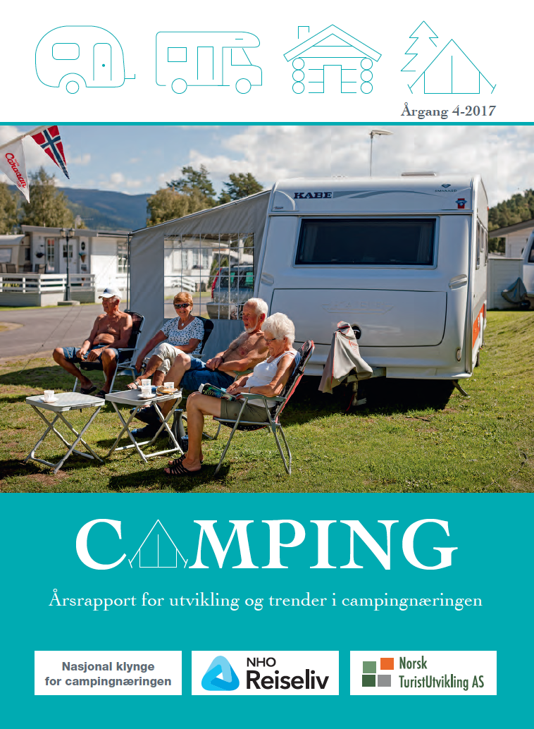 Forside Årsrapport for camping. Årgang 2017